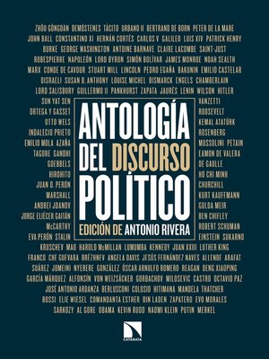 cover image of Antología del discurso político